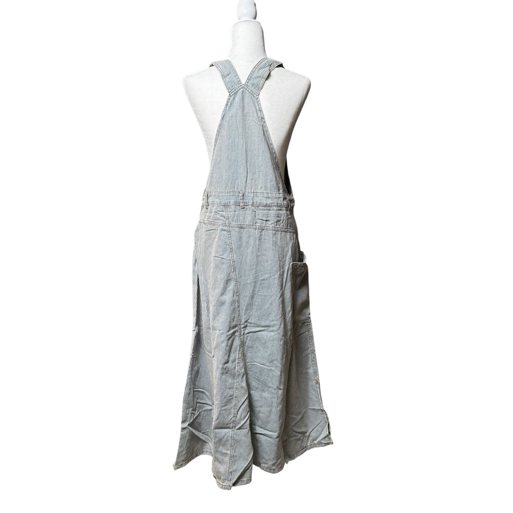 NWT POL Striped Denim Overall Dress - Picture 8 of 8
